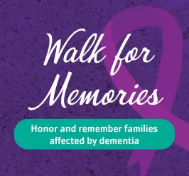 Walk for Memories Event Graphic