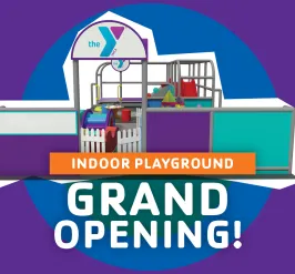 indoor playground grand opening graphic