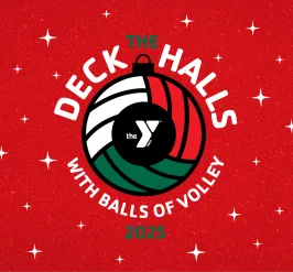 2025 Holiday Volleyball Tournament Event Graphic