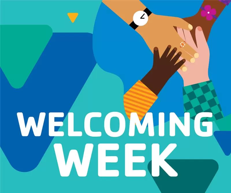 Welcoming Week Event Graphic