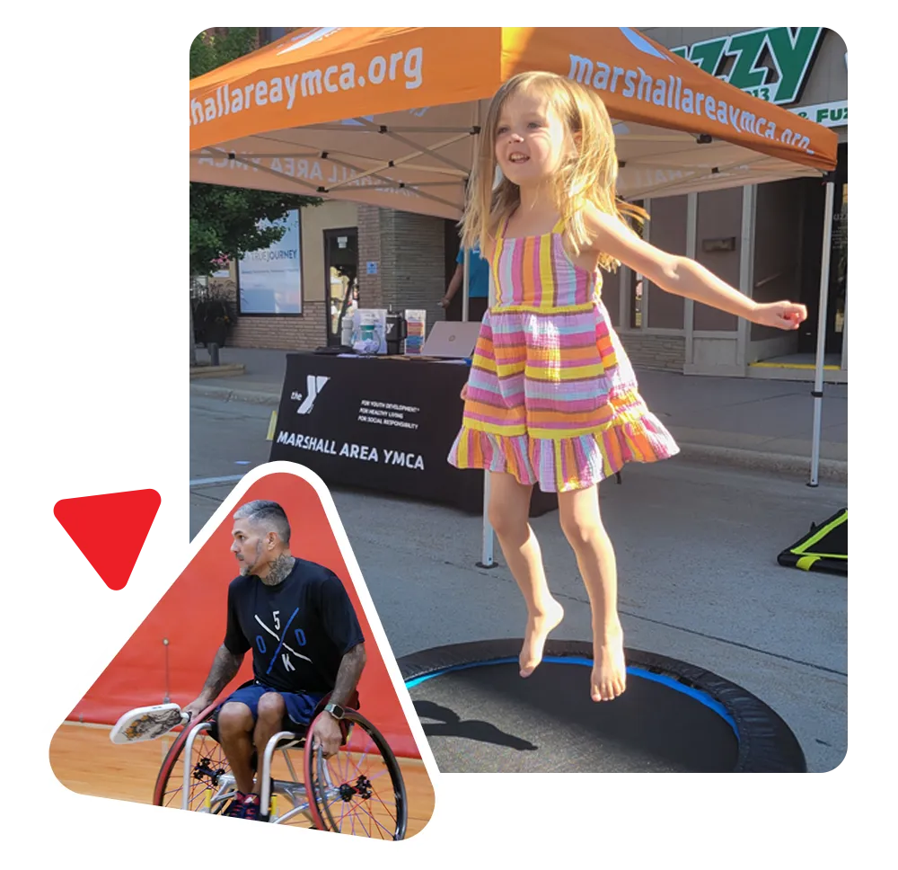 collage of ymca photos