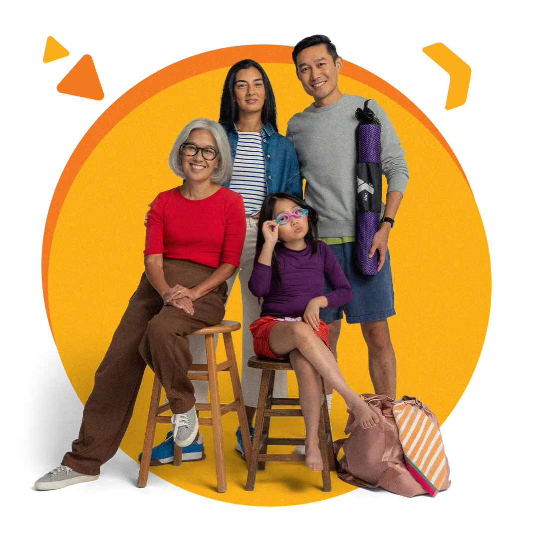 multigenerational YMCA family