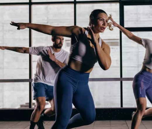 group of people doing a bodyattack workout